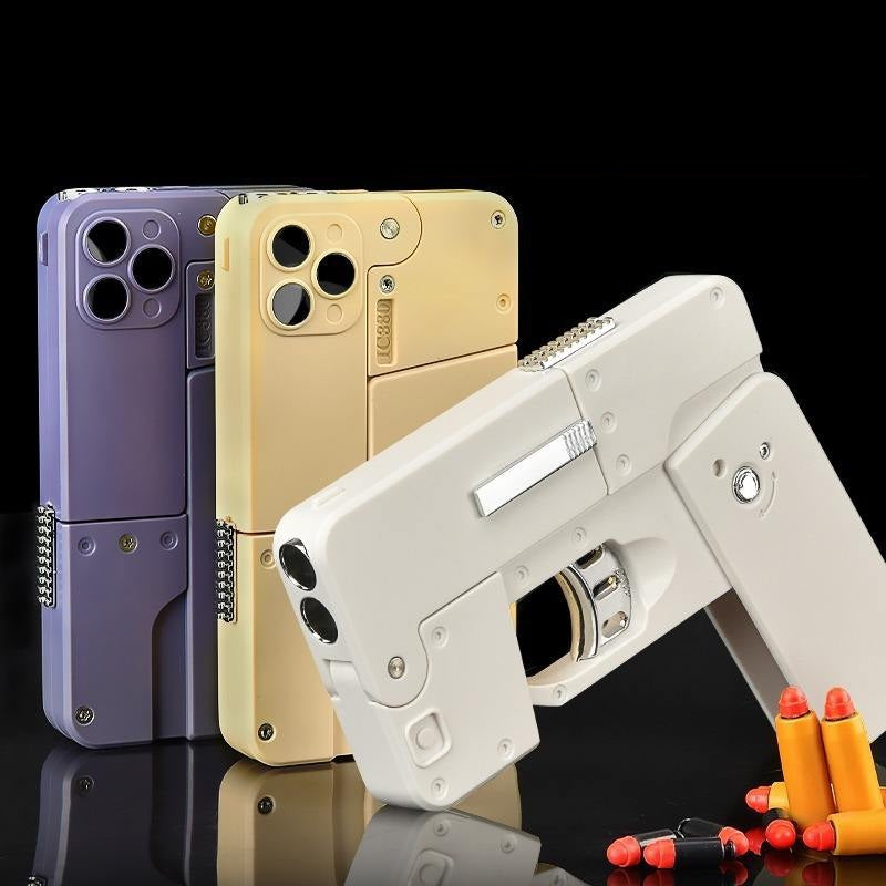 Shell Ejecting Folding Phone Bullet Toy
