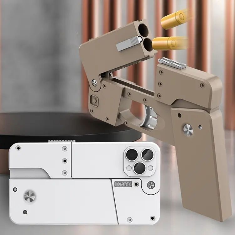 Shell Ejecting Folding Phone Bullet Toy